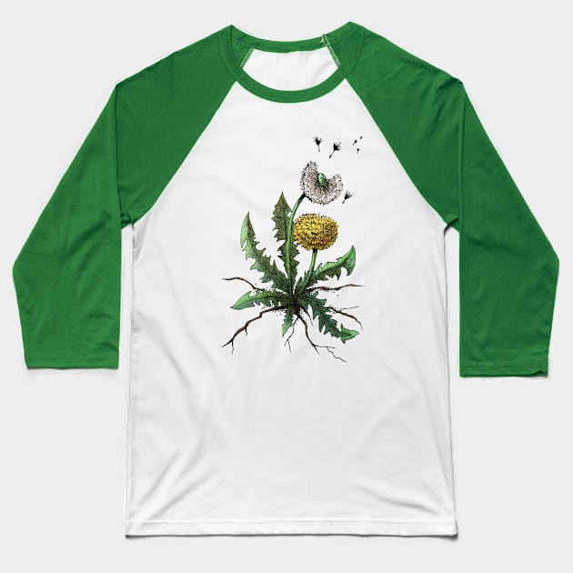 Dandelion Baseball T-Shirt by Olooriel